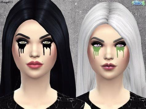 The Sims Resource Halloween Running Mascara By Margeh 75 • Sims 4