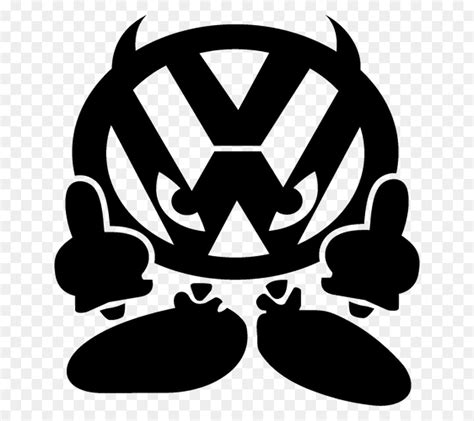 Volkswagen Logo Clipart Car Van Sticker Transparent Clip Art