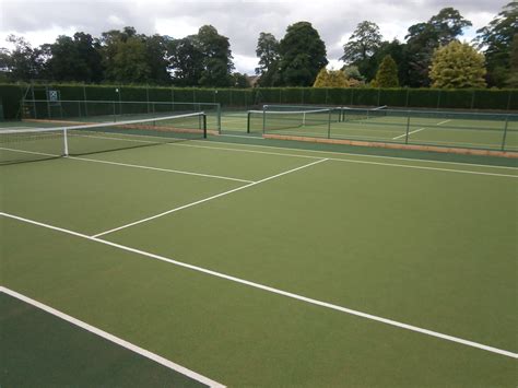 Hutton Rudby Tennis Court 3 Months On Astro Turf Tennis Install