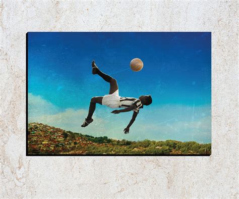 Pele Poster Set Football Canvas Art Print Multi Panel Wall Etsy