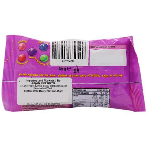 Buy Skittles Candy Wild Berry Flavor 55 Gm Online At Best Price Of