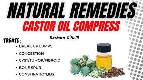 Natural Remedies Barbara Oneill Castor Oil Compress Youtube