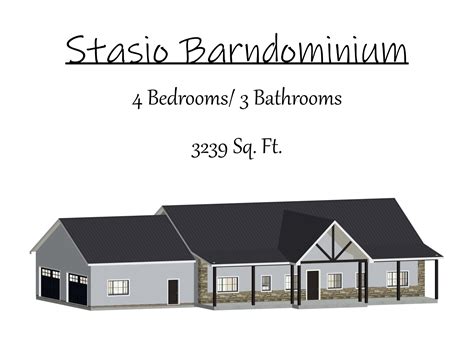 Barndominium Plan Bedrooms Bathrooms Sq Ft House Plans
