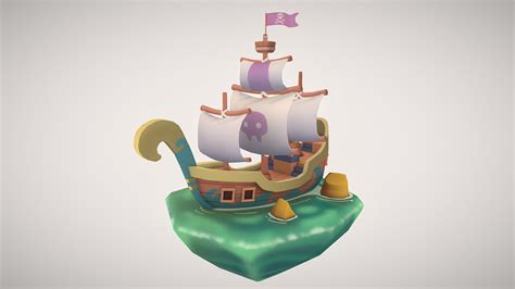 Pirate Ship Buy Royalty Free 3d Model By Dantir 489c104 Sketchfab