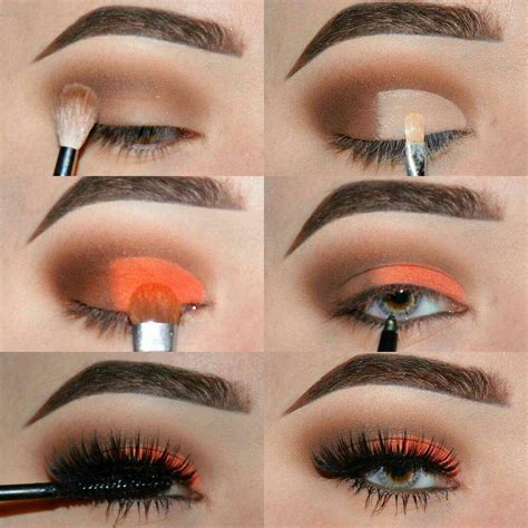 Pinterest Iiiannaiii Bright Eye Makeup Orange Makeup Eye Makeup