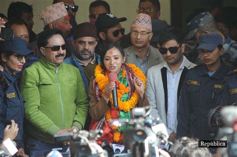 In Picture Dr Toshima Karki Celebrates Her Victory Myrepublica The New York Times Partner