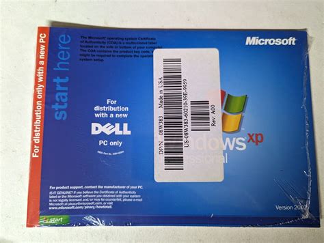 Unopened Dell Windows Xp Recovery Discdisk Reinstallation Cd Ebay