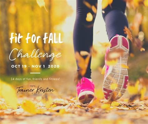 Fit For Fall Fitness Challenge Trainer Kristen