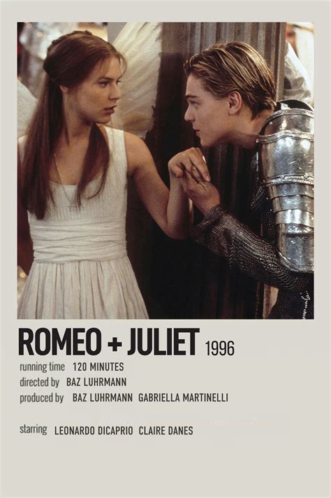 Romeo And Juliet 1996 Movie Posters Minimalist Romeo And Juliet