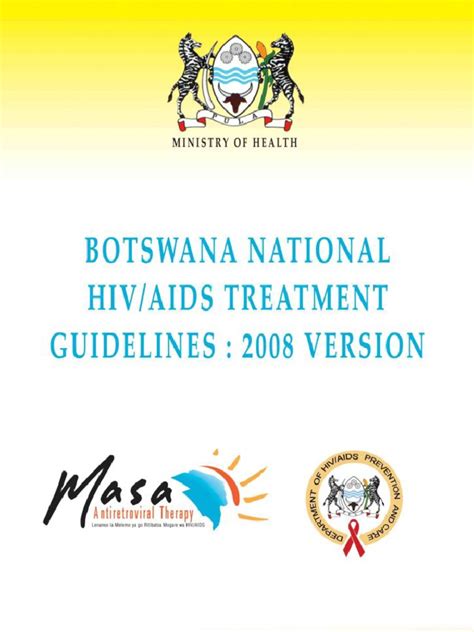 Botswana National Hiv Aids Treatment Guidelines Pdf Management Of