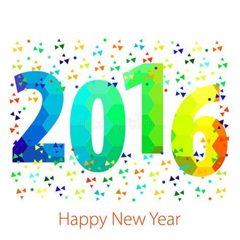 Happy New Year 2016 Stock Vector Illustration Of Calendar 63317770