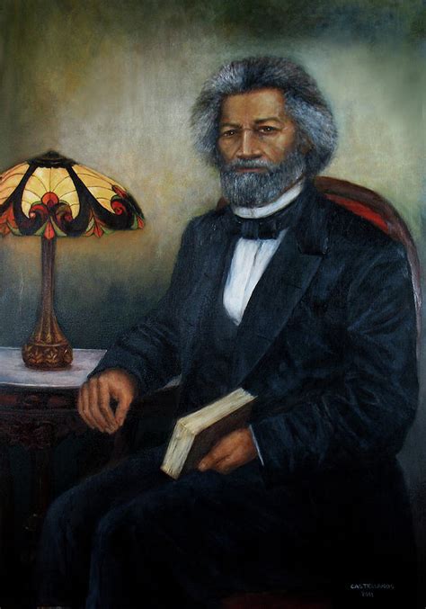 Portrait Of Frederick Douglass Painting By Sylvia Castellanos