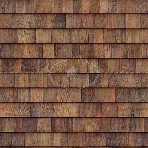 Wood Shingle Roof Texture Seamless 03836 Mái Nhà Xanh