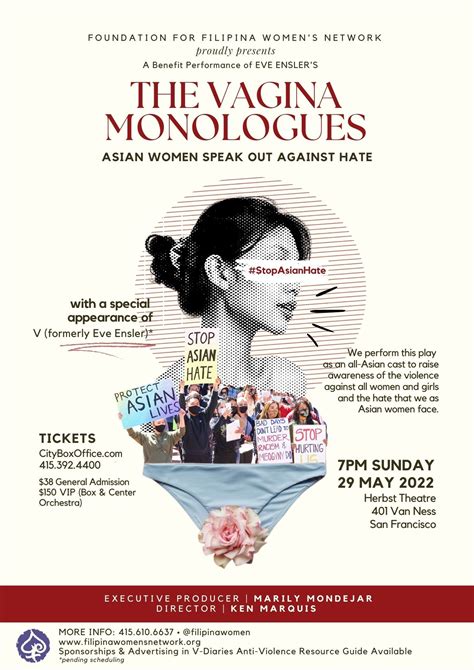 29 May The Vagina Monologues Asian Women Speak Out Against Hate