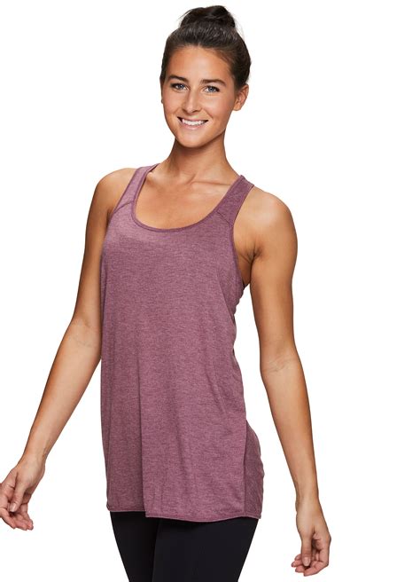 Rbx Active Womens Fashion Back Detail Flowy Yoga Tank Top Ebay