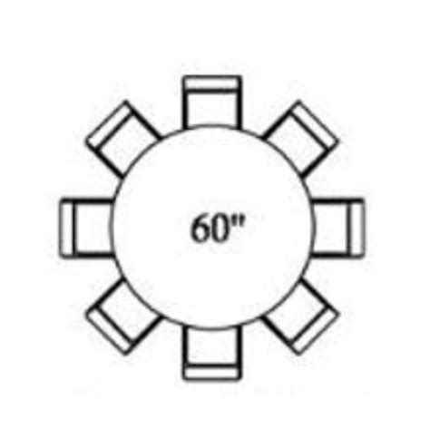 60 Round Table Seating Chart Elcho Table