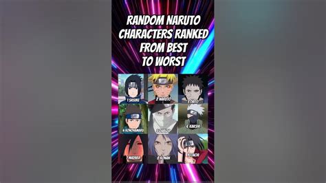 Random Naruto Characters Youtube