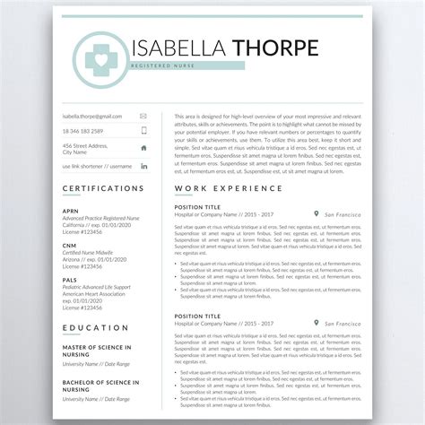 The opportunities are vast, employers. Pin on Medical resume template