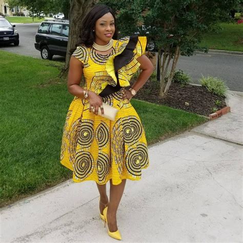 Amazing Ankara Styles For You 2020 Isishweshwe Womens Dresses Short Ankara Dresses African