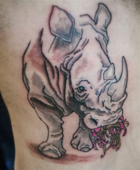 Rhino Tattoo Designs With Meanings 26 Concepts Rhino Tattoo Tattoo