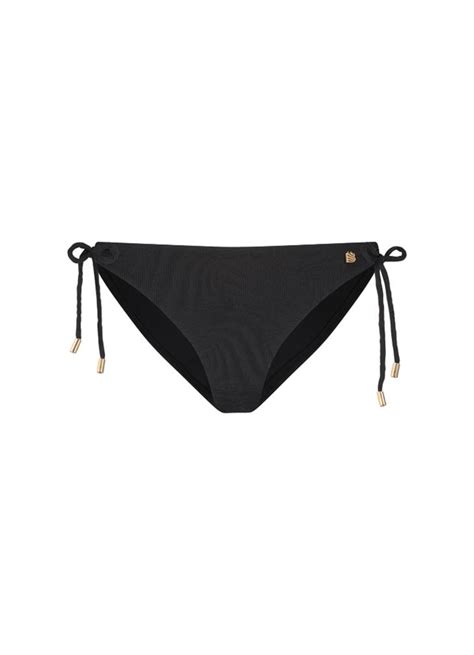 Black Swirl Side Tie Bikini Bottom Beachlife Free Shipping