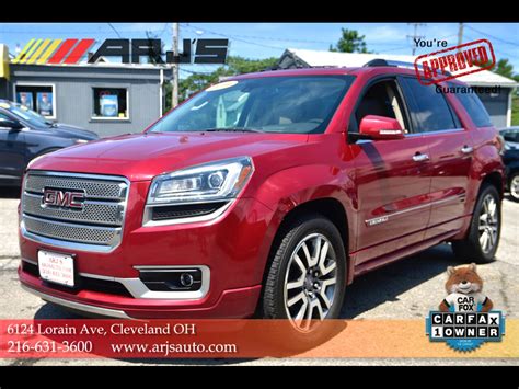 Used 2014 Gmc Acadia Awd 4dr Denali For Sale In Cleveland Oh 44102 Arj