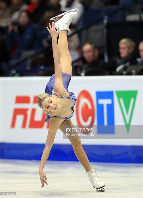 Maria Sotskova Of Russia Performs During The Isu Grand Prix Of Figure