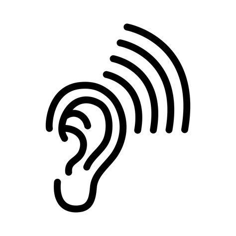Ear Listening Icon