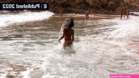 Nude Female Bathers Barceloneta Beach Barcelona Spain Europe Catalonia