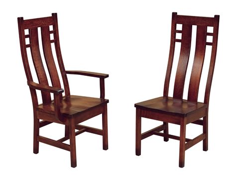 On average, wooden kitchen chairs with arms have an arm height between 23 to 27, depending on the design. Chairs (Page 1) - Amish Furniture Gallery in Lockport, IL