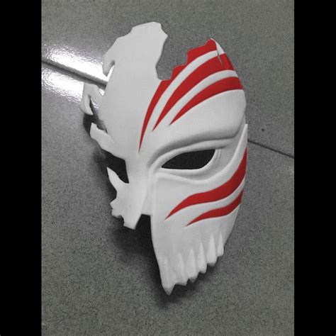 Download Stl File Half Hollow Mask Kurosaki Ichigo Bleach 3d Print Model • 3d Print Template