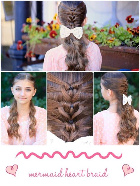 Wonderful Diy Mermaid Heart Braid Hairstyle