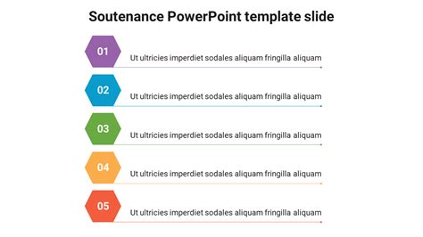Editable Soutenance PowerPoint Template Slide Model