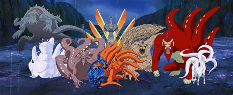 The 9 Tailed Beasts By Wolfblade111 On Deviantart