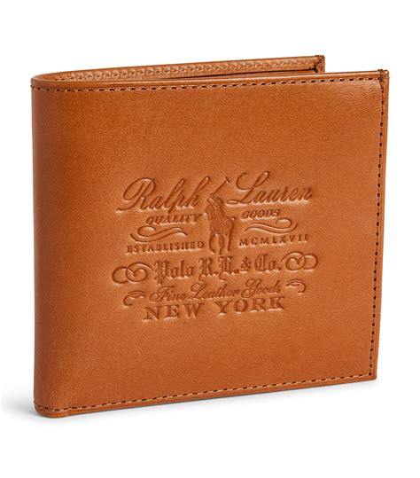 Polo Ralph Lauren Leather Heritage Bifold Wallet Harrods Au