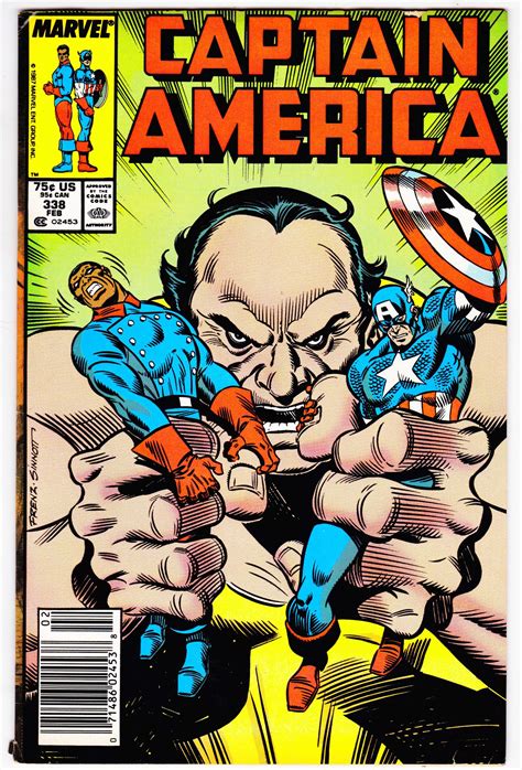 Captain America 338 1st Series 1968 February 1988 Marvel Etsy
