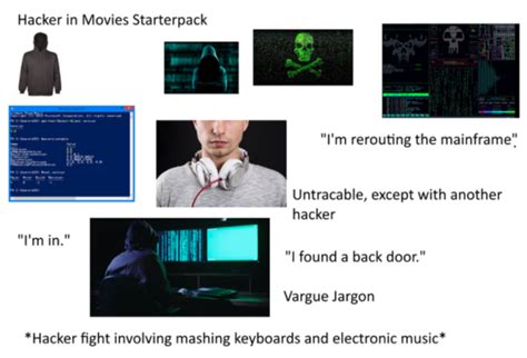 Hacker In Movies Starter Pack Rstarterpacks Starter Packs Know