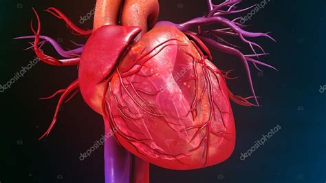 Anatomía Del Corazón Humano — Foto De Stock © Sciencepics 112248656