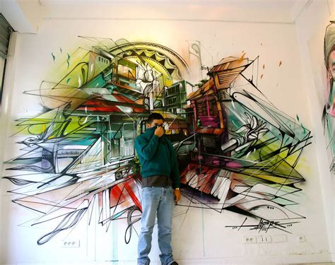 20 Beautiful Street Art Works By French Artist Hopare