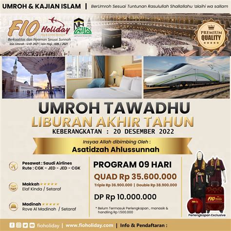 Umroh,Haji,Umroh Plus,Umrohplus,Sesuai - Fio Holiday Travel