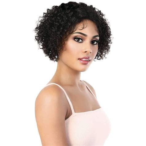 Hplpjojo Short Length Curly Virgin Remi Human Hair Wig Motown Tre African American Wigs