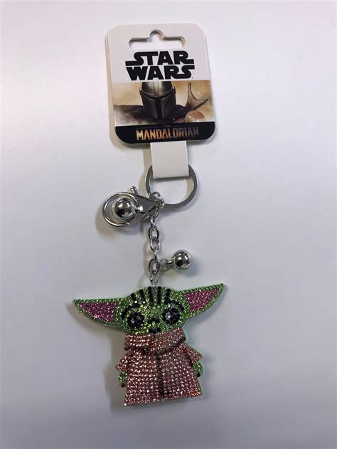 Star Wars Mandalorian Baby Yoda Key Chain Official Licensed Etsy Uk