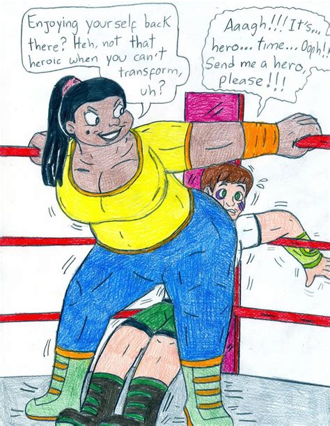 Wrestling Leshawna Vs Ben Tennyson By Jose Ramiro On Deviantart