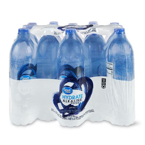 Great Value Hydrate Alkaline Water 237 Fl Oz 15 Count