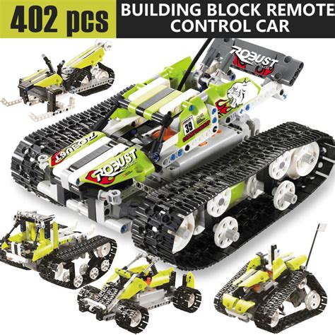 Sdl 2017a 31 2 Channels Diy Building Block Remote Control Tank In Rc