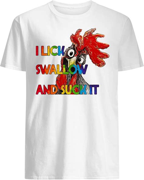 Leet Group I Lick Swallow And Suck It T Shirt Uk Fashion