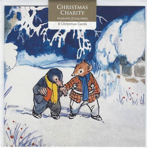 Charity Christmas Cards By Museums Galleries Ratty Mole In The