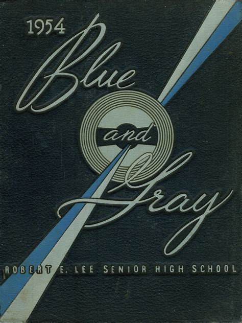 1954 Yearbook From Robert E Lee High School From Jacksonville Florida