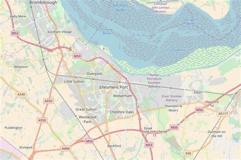 Ellesmere Port Interactive Map Street Map Visit North West