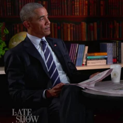 Stephen Colbert Helps Obama Polish His Résumé